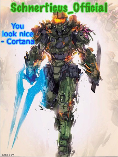 Plantilla de meme Master Chief temp for Schnerticus