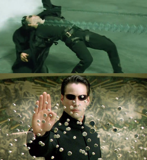 Plantilla de meme Matrix Neo Dodge