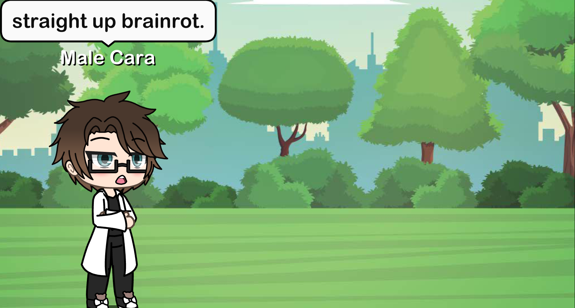Plantilla de meme MC straight up brainrot