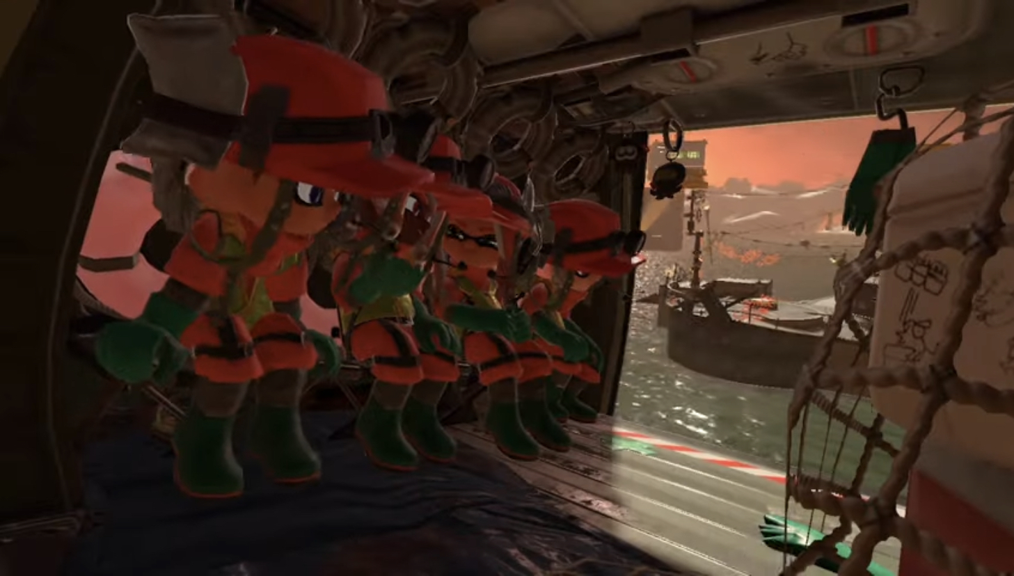 Plantilla de meme Me and the boys but it’s Splatoon 3 salmon run
