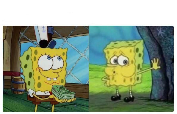 Plantilla de meme Me vs Me