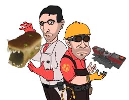 Template meme Medic and Engineer