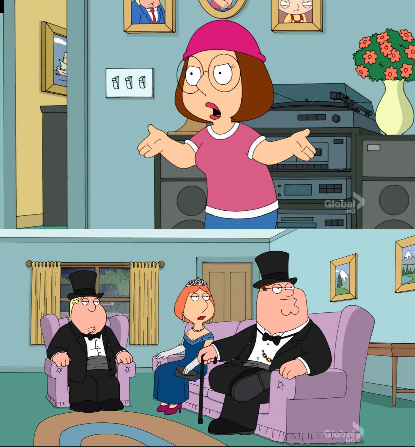 Template meme Meg Family Guy Better than me