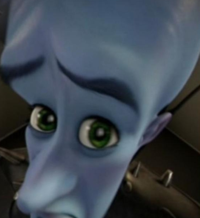Plantilla de meme Megamind no bitches