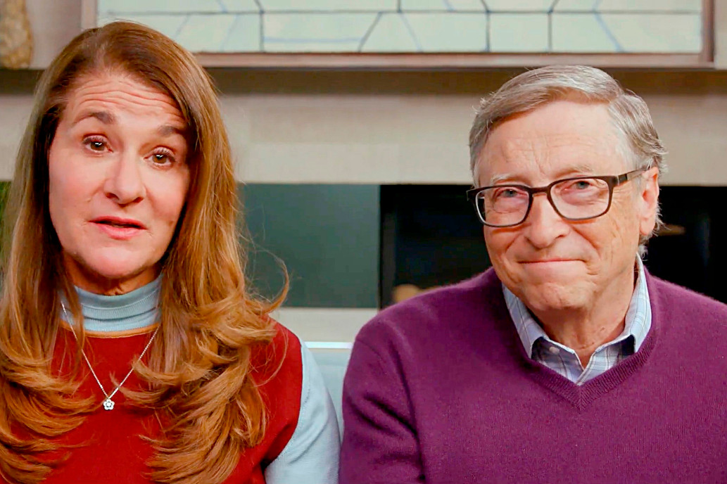 Plantilla de meme Melinda & Bill Gates