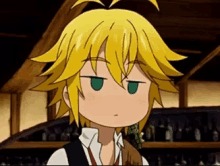 Plantilla de meme meliodas cringe