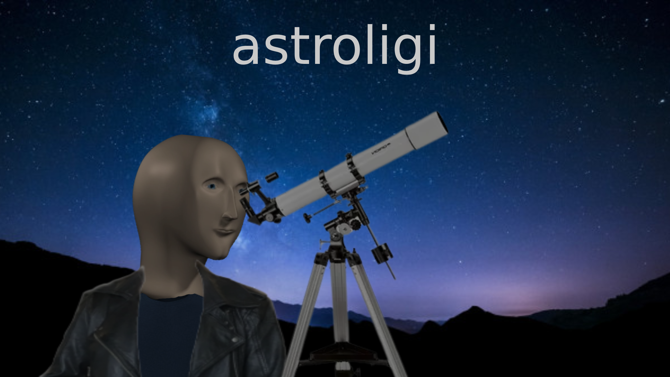 Plantilla de meme Meme Man Astrologi