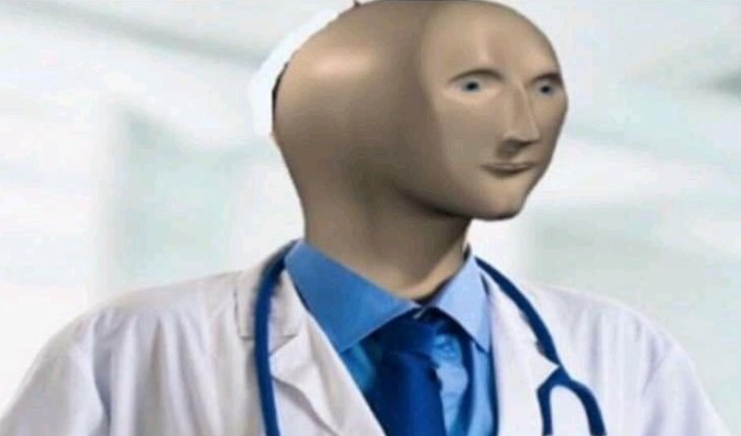 Plantilla de meme Meme man doctor