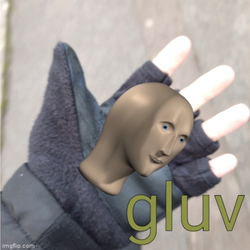 Plantilla de meme Meme Man Gluv