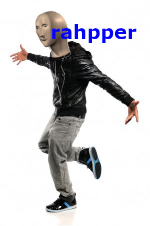 Plantilla de meme meme man rahpper