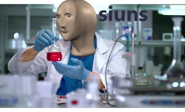 Plantilla de meme meme man science
