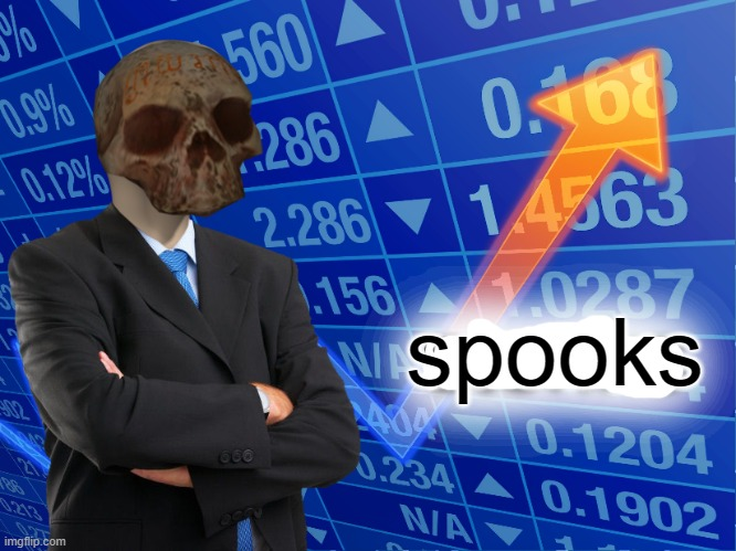 Plantilla de meme Meme Man Spooks