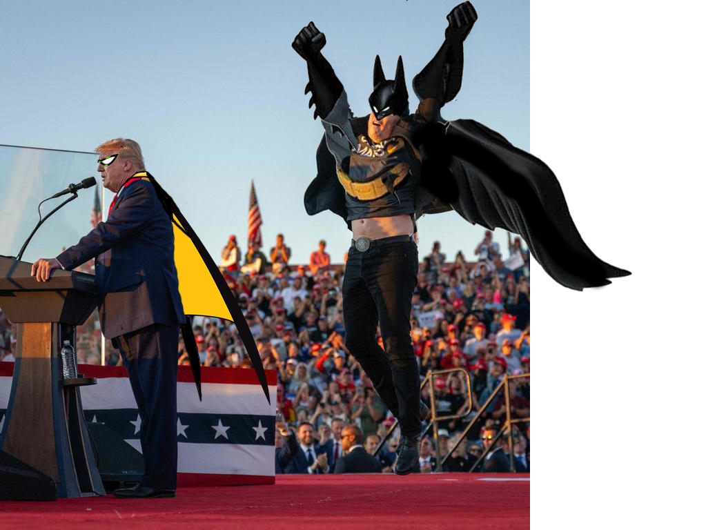 Template meme Meme template Trump and Musk (Batman and Robin)
