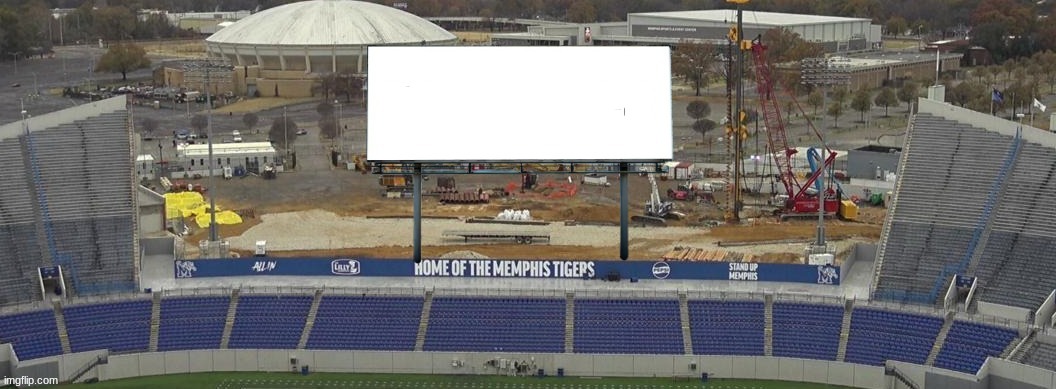Plantilla de meme Memphis Stadium