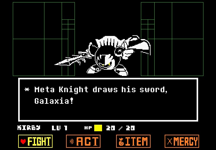 Template meme Meta Knight Draws out his sword
