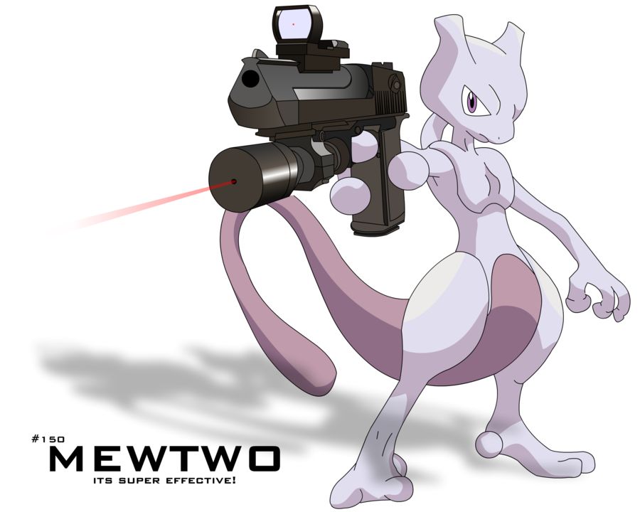 Plantilla de meme Mewtwo Quickscope