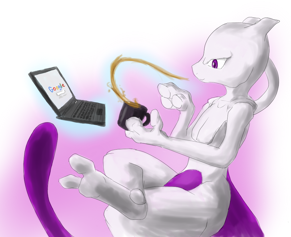 Plantilla de meme Mewtwo's tea time