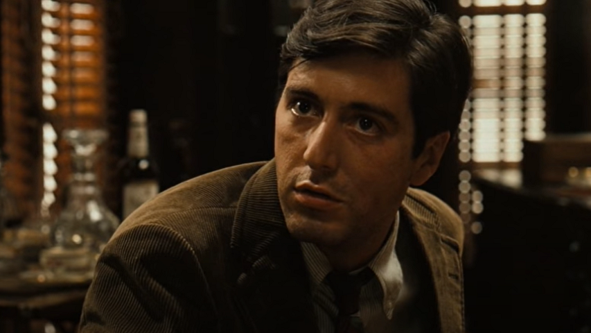 Template meme Michael Corleone strictly business