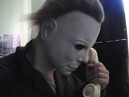 Plantilla de meme michael myers phone