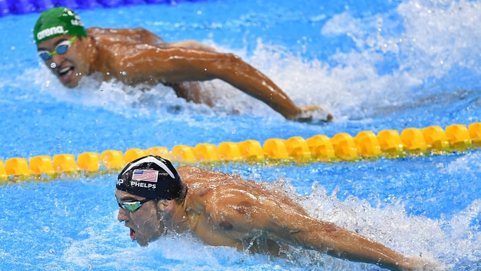 Plantilla de meme Michael Phelps