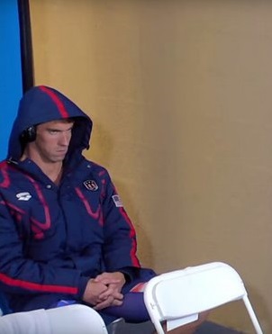 Plantilla de meme Michael Phelps Is Not Impressed