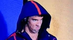 Plantilla de meme Michael Phelps Rage Face