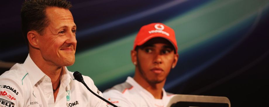 Plantilla de meme Michael Schumacher Lewis Hamilton
