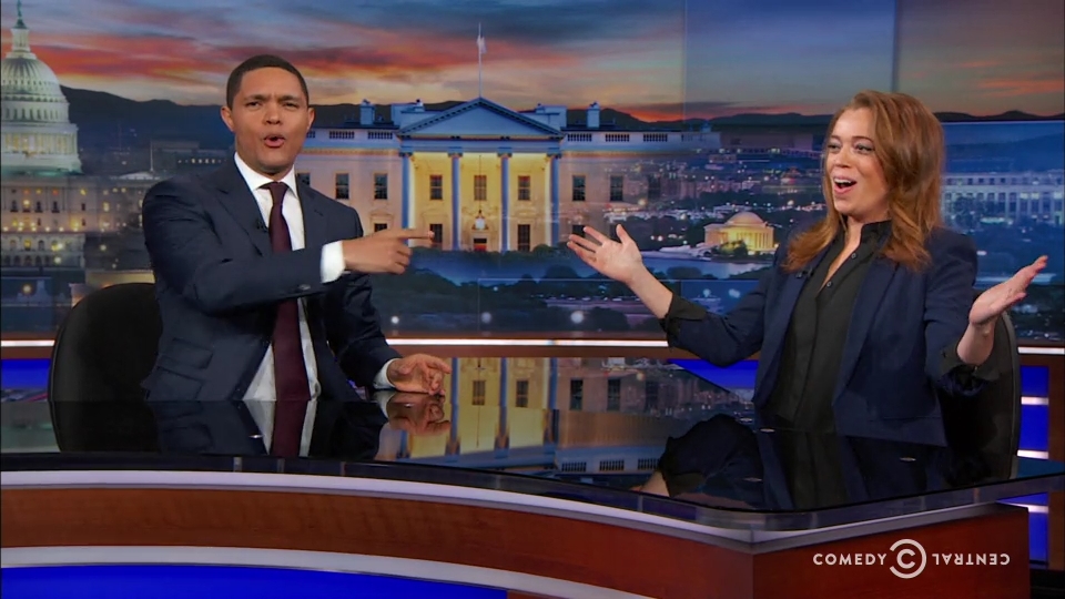Template meme Michelle Wolf Daily Show