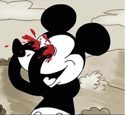Plantilla de meme mickey mouse eyes