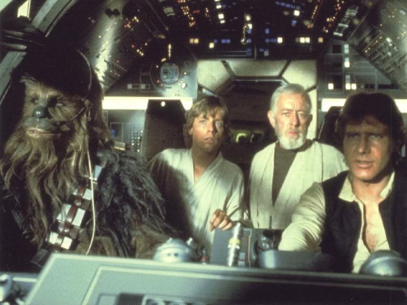 Plantilla de meme Millennium Falcon Cockpit