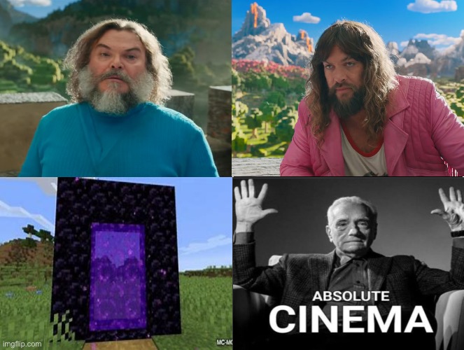 Template meme Minecraft Absolute Cinema