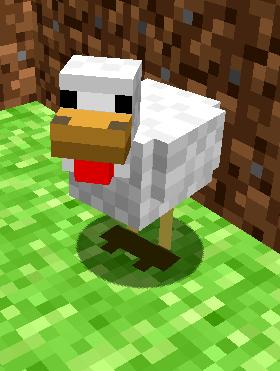 Plantilla de meme Minecraft Advice Chicken