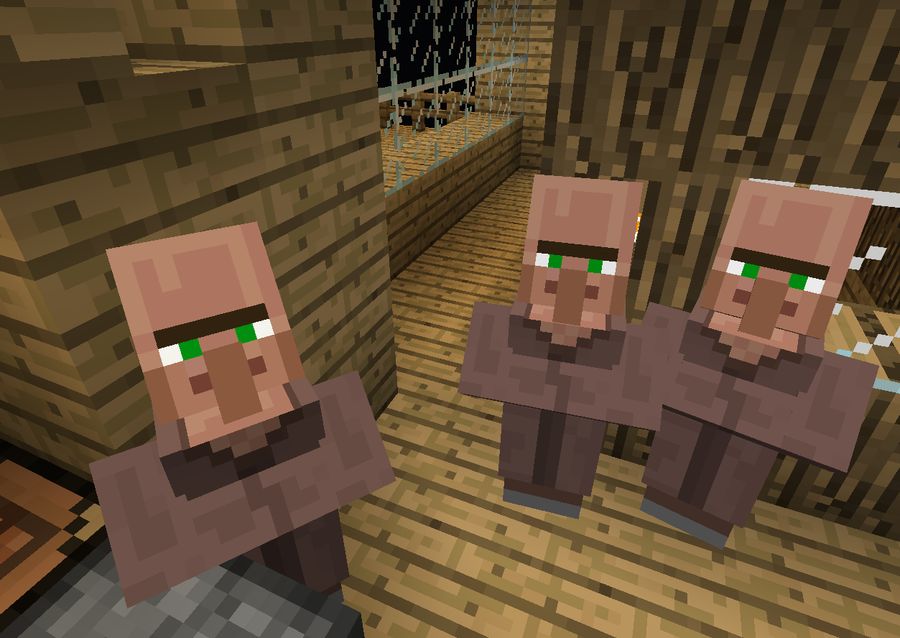 Plantilla de meme Minecraft Villagers