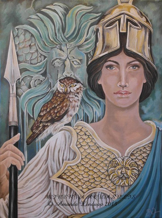 Template meme Minerva Athena goddess of wisdom, justice, art, trade, strategy