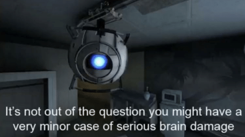 Minor case of serious brain damage meme template