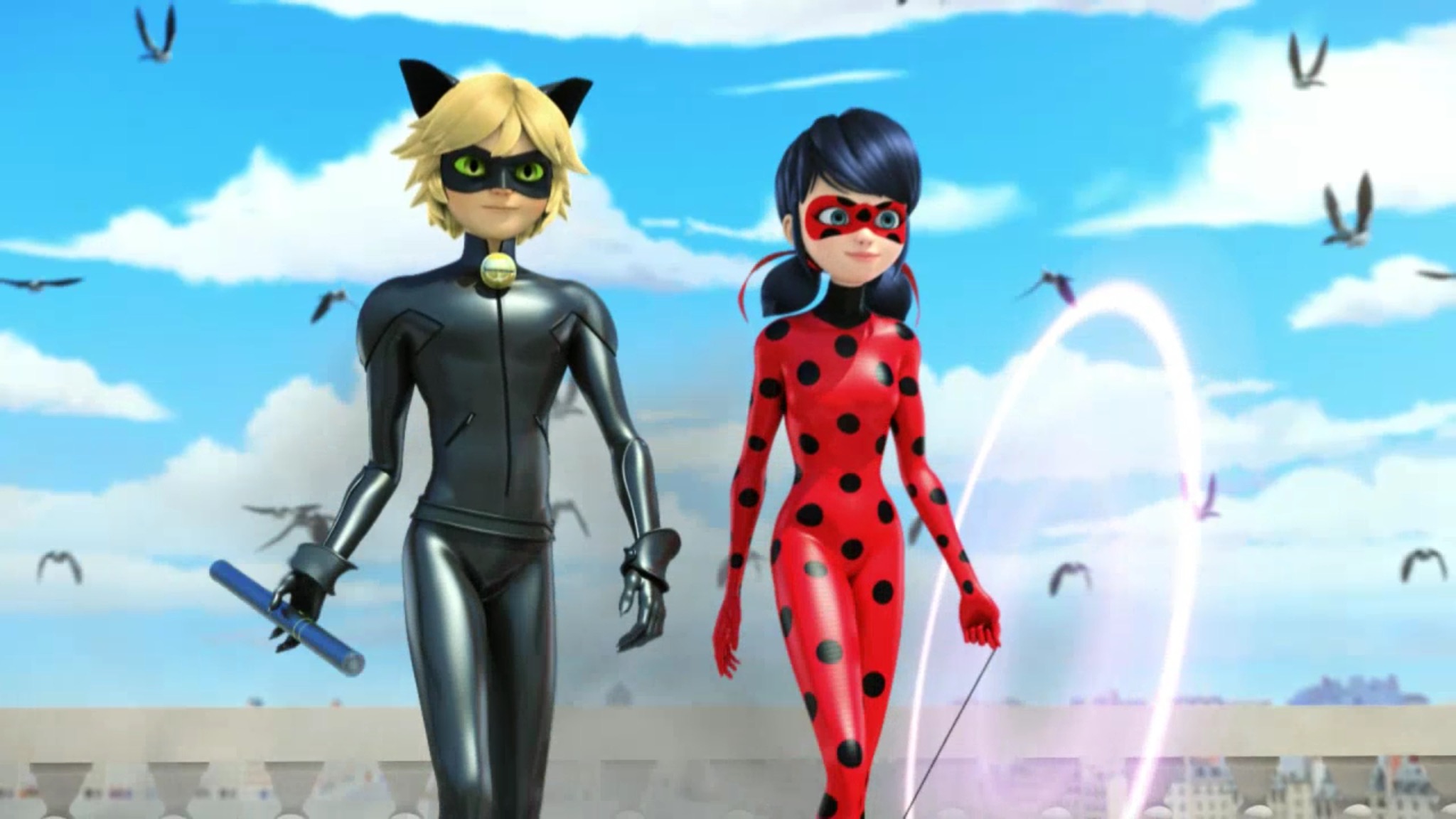 Plantilla de meme Miraculous Ladybug and Cat Noir (Chat Noir)