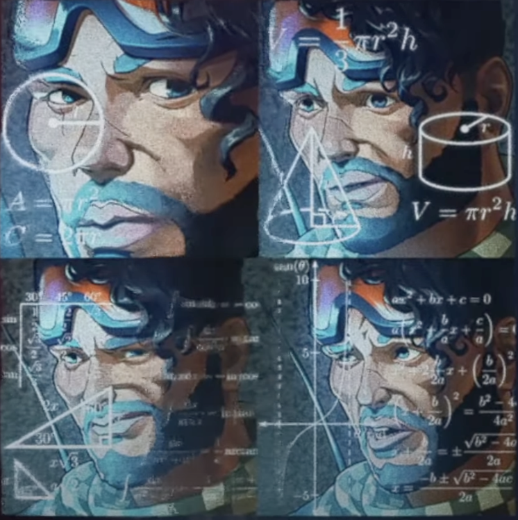 Plantilla de meme Mirage Calculating