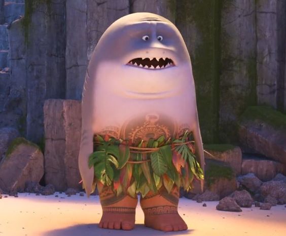 Plantilla de meme Moana Sharkhead