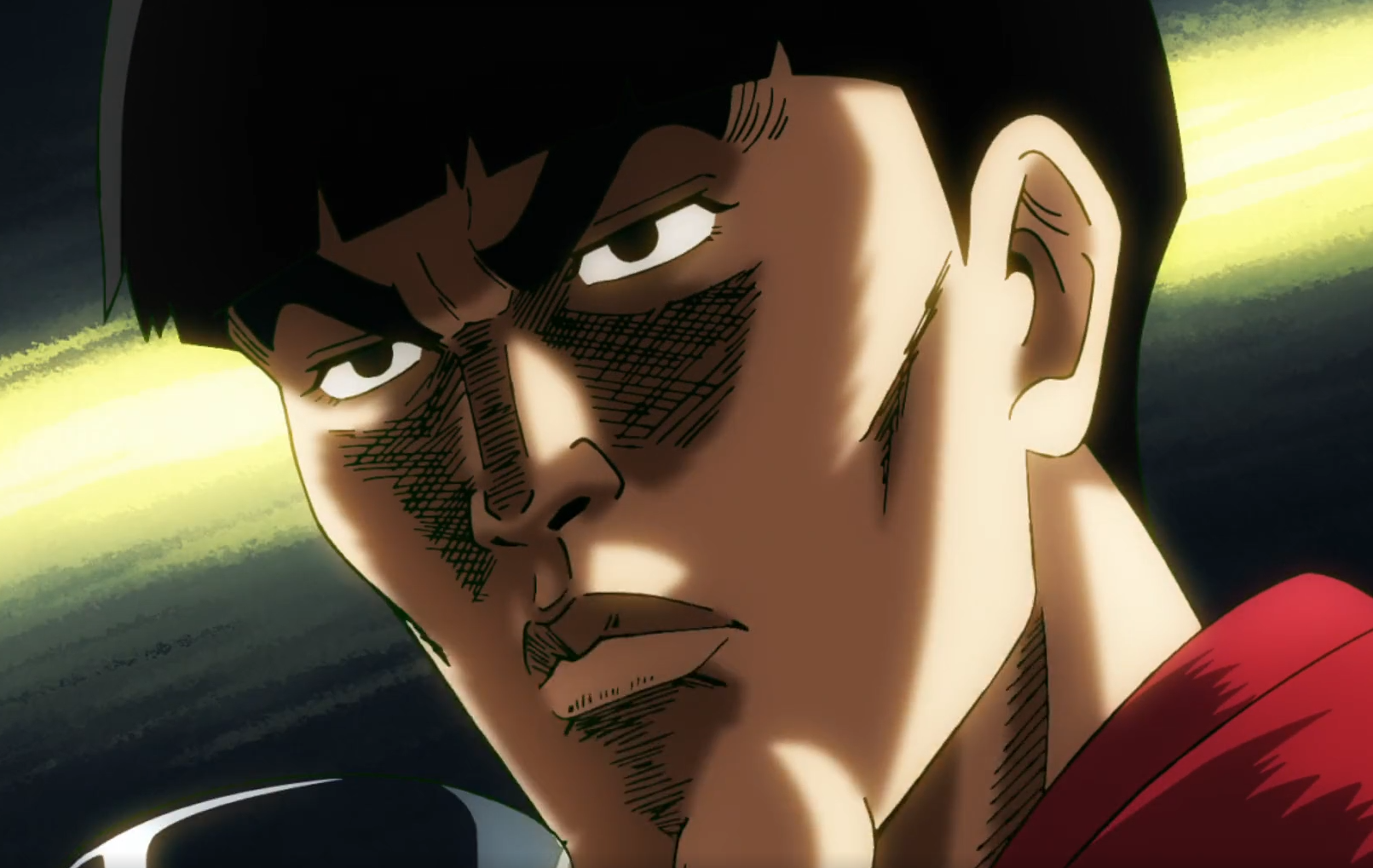 Plantilla de meme Mob Psycho Chad Face