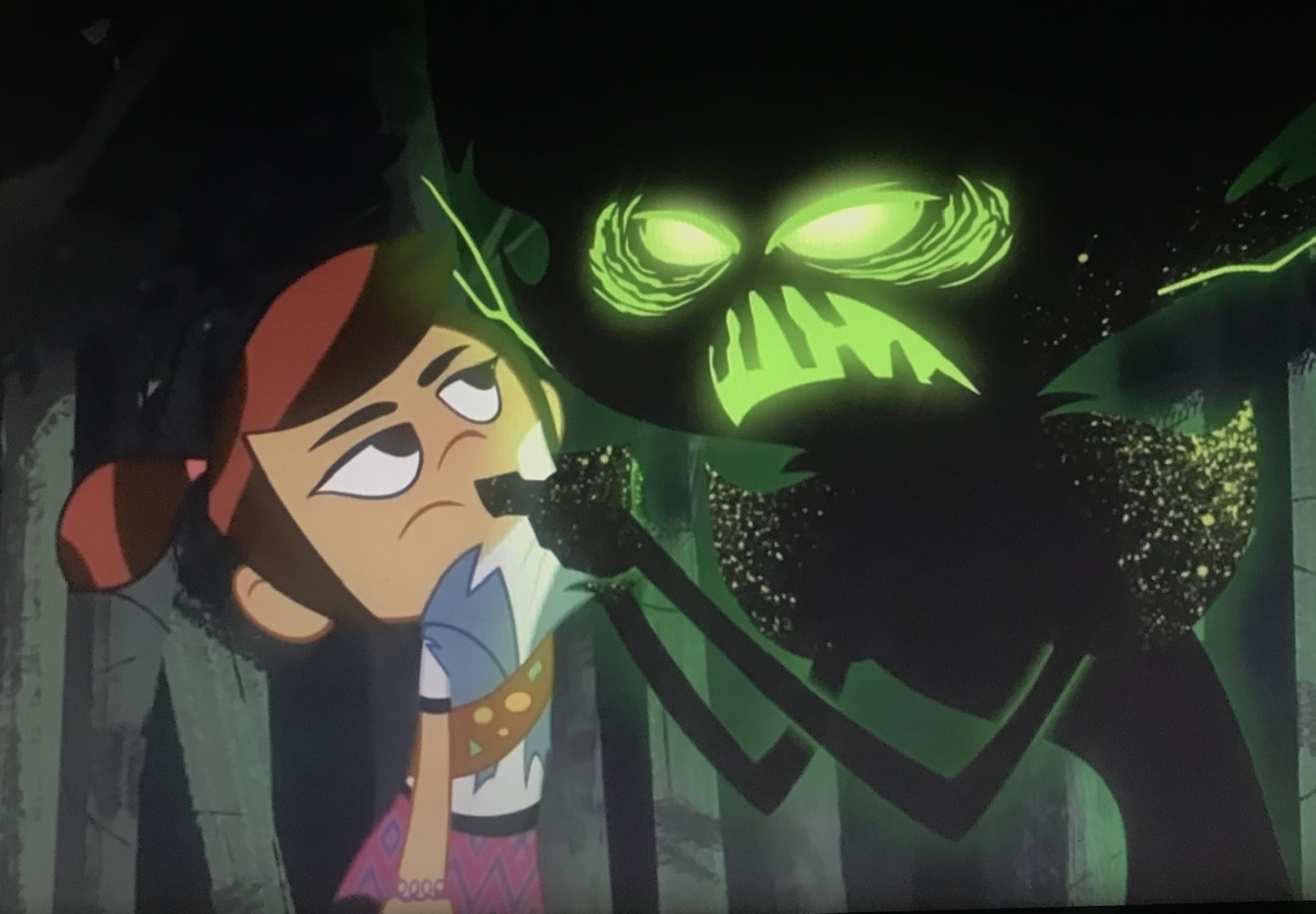 Molly McGee Not Scared meme template