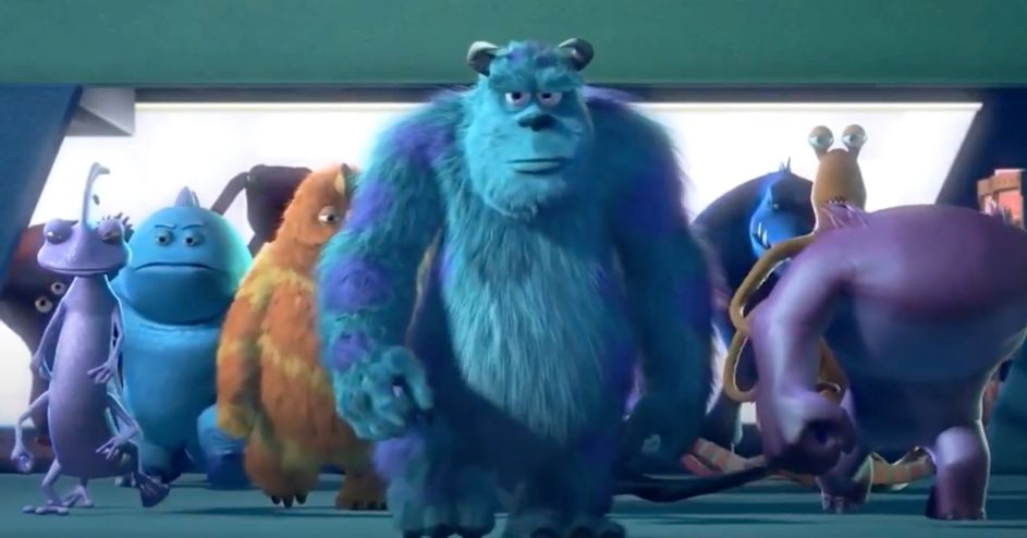 Template meme Monsters Inc. Walk