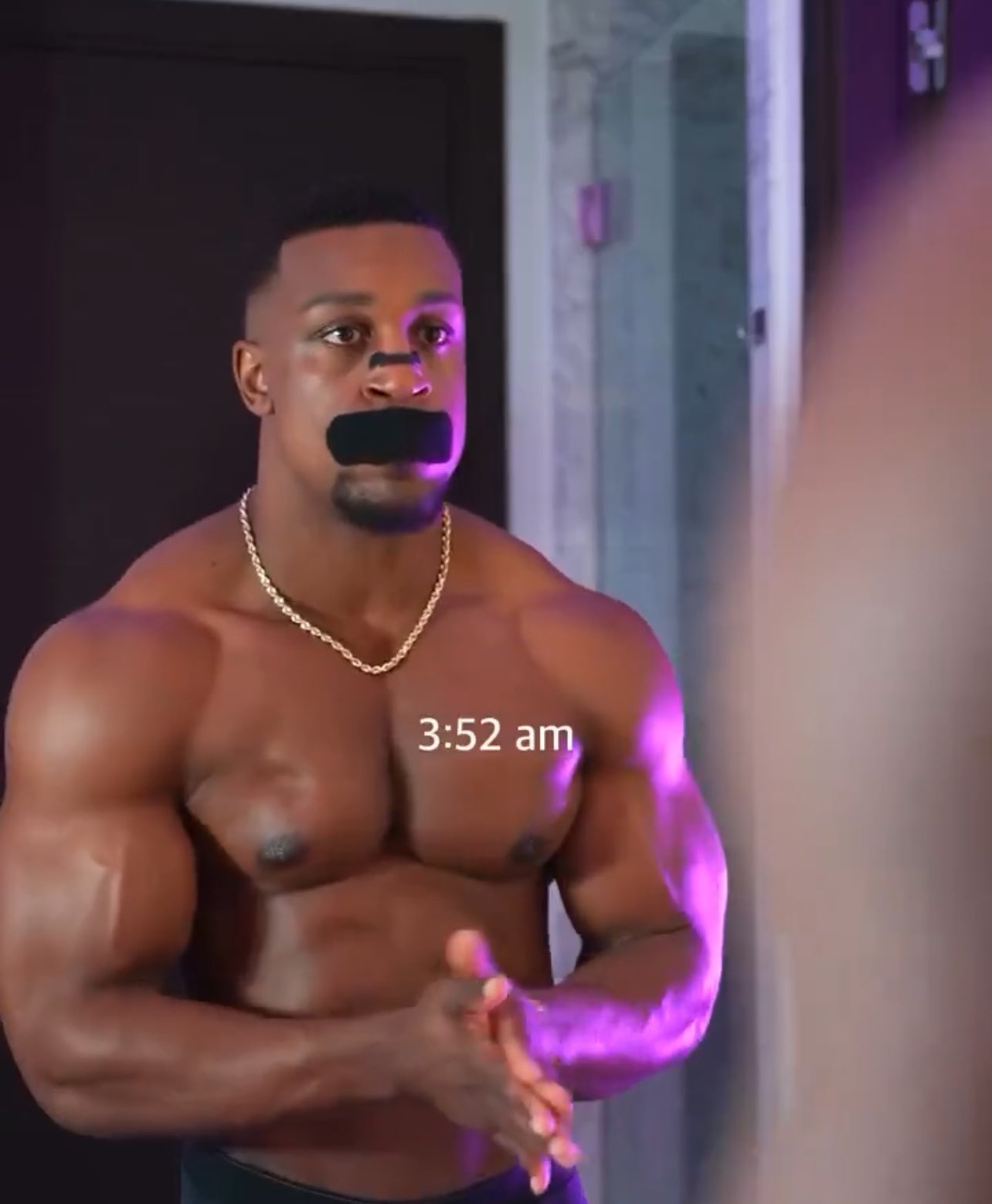 Template meme Morning routine guy