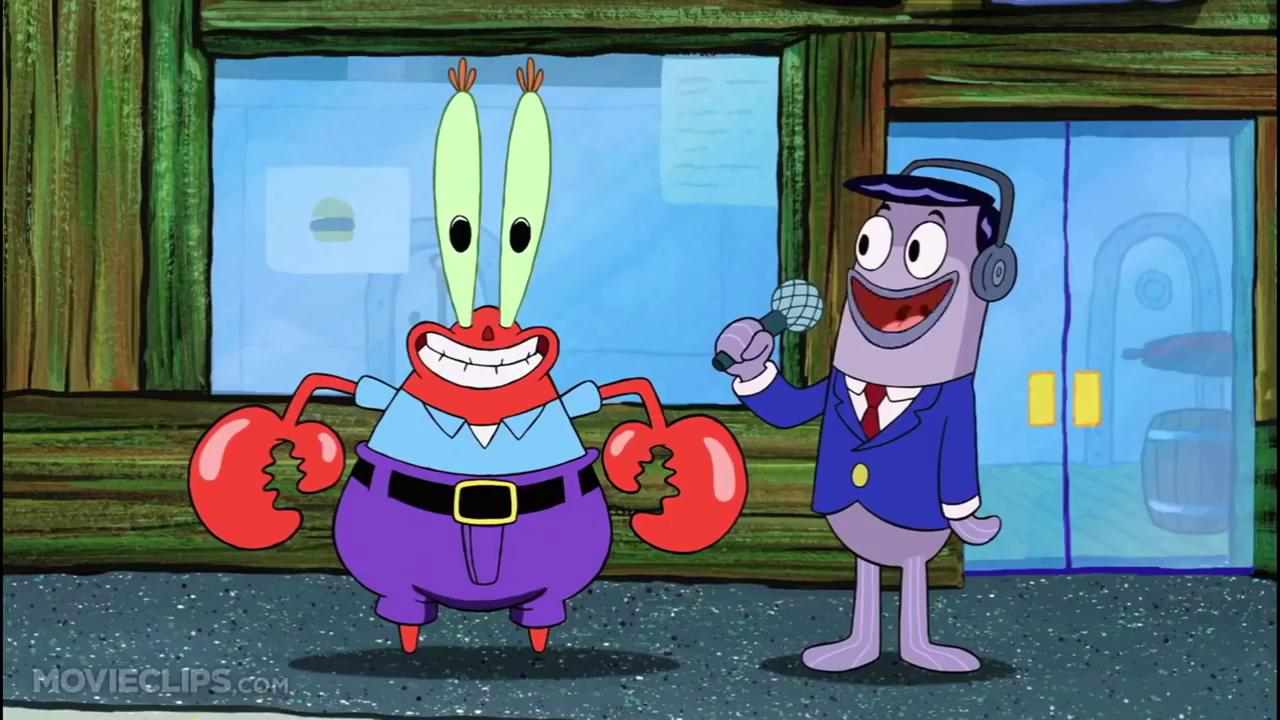 Template meme Mr. Crab Interview
