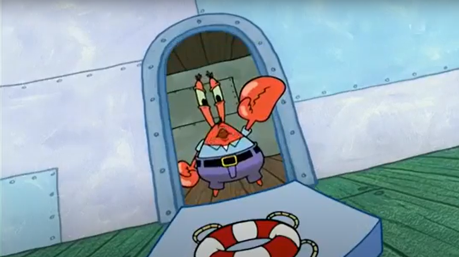 Mr Krab Thermostat meme template