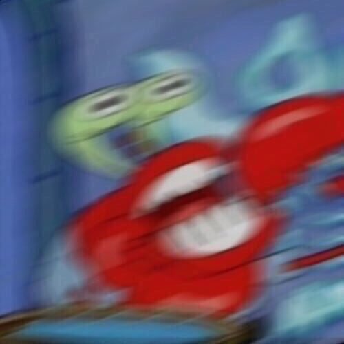 Plantilla de meme Mr krabs blur