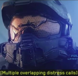 Plantilla de meme Multiple Overlapping Distress Calls
