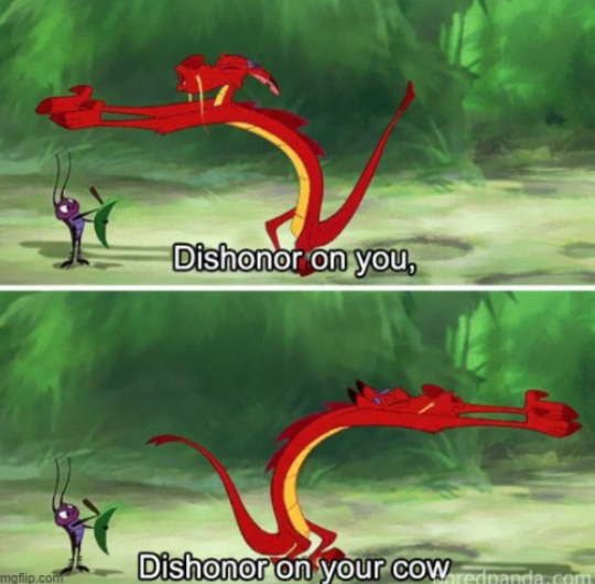 Plantilla de meme Mushu