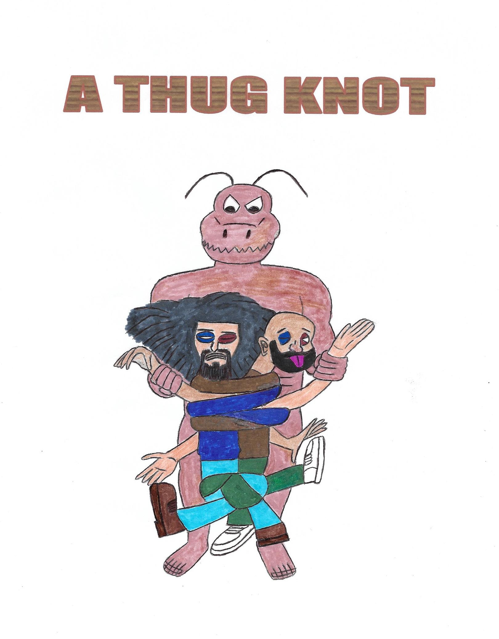Mutant Termite Tying Up Two Thugs In A Knot meme template