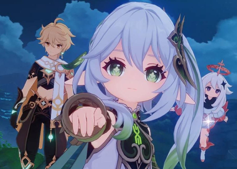 Template meme Nahida pointing you