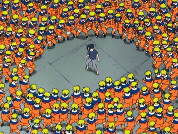 Plantilla de meme Naruto clone jutsu